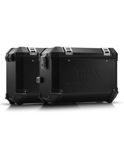 Zestaw: kufry boczne TRAX ION + stelaże SW-MOTECH 45/37 L/P do motocykla BMW F 750 / 850 GS / Adv (18-) [pojemność 45 + 37 L]