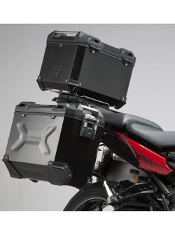 Zestaw: kufry boczne + kufer centralny + stelaże TRAX ADV SW-MOTECH do motocykla Yamaha MT-09 Tracer / Tracer 900 / FJ-09 RN57 (17-)