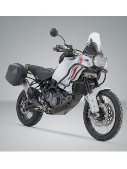 Zestaw: kufry boczne plastikowe Urban ABS + stelaże SLC Sw-Motech Ducati DesertX (22-) [pojemność: 2 x 16,5l]