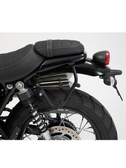 Zestaw: kufry boczne plastikowe Urban ABS + stelaże SLC Sw-Motech Triumph Thruxton 1200/R (16-19) [pojemność: 2 x 16,5l]