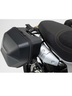 Zestaw: kufry boczne plastikowe + stelaże URBAN ABS SW-MOTECH Ducati Scrambler 1100 / Special / Sport (18-)