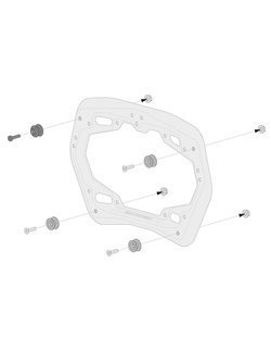 Zestaw: kufry boczne + stelaż ABS ® Aero System Sw-Motech do Suzuki V-Strom 1000 (16-)