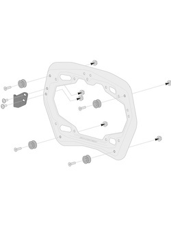 Zestaw: kufry boczne + stelaż PRO ABS ® Aero System Sw-Motech do Ducati DesertX (22-)