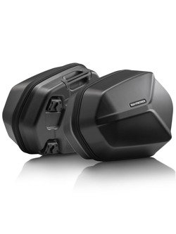 Zestaw: kufry boczne + stelaże EVO ABS ® Aero System Sw-Motech do Ducati Multistrada 1200 (10-14) [pojemność: 2 x 25 L]