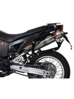 Zestaw: kufry boczne + stelaże EVO TRAX ADV SW-MOTECH 37/37 do motocykla KTM 950 Adventure (03-06), 990 Adventure (06-11) [pojemność 2 x 37 L]