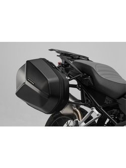 Zestaw: kufry boczne + stelaże PRO ABS ® Aero System Sw-Motech do BMW F 650/700/800 GS [pojemność: 2 x 25 L]