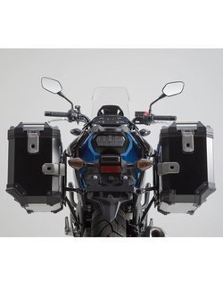 Zestaw: kufry boczne + stelaże PRO TRAX ADV SW-MOTECH 37/37 L do motocykla Honda NC750X (16-20) [pojemność 2 x 37 L]