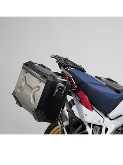 Zestaw: kufry boczne + stelaże PRO TRAX ADV SW-MOTECH 45/37 L do motocykla Honda CRF1000L Africa Twin / Adv. Sports (18-22) [pojemność 45 + 37 L]