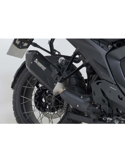 Zestaw: kufry boczne + stelaże PRO TRAX ADV SW-MOTECH 45/45 + układ wydechowy Akrapovic Slip On BMW R 1300 GS (23-) srebrne (pojemność 2 x 45 L)