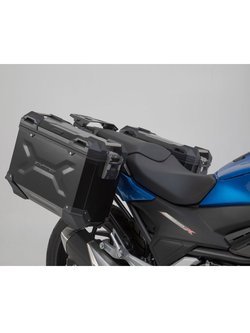 Zestaw: kufry boczne + stelaże PRO TRAX ADV SW-MOTECH 45/45L do motocykla Honda NC750X (16-20) [pojemność 2 x 45 L]