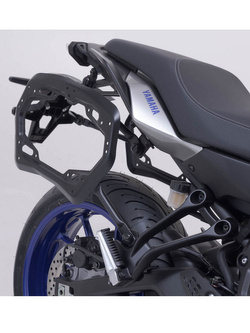 Zestaw: kufry boczne + stelaże PRO TRAX ADV SW-Motech Yamaha MT-07 Tracer (16-) [poj.: 2 x 37 L] czarne