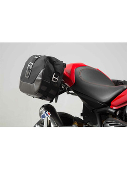 Zestaw sakw bocznych LEGEND GEAR LC2 Black Edition ze stelażami SW-MOTECH do Ducati Monster 1200/S (16-)
