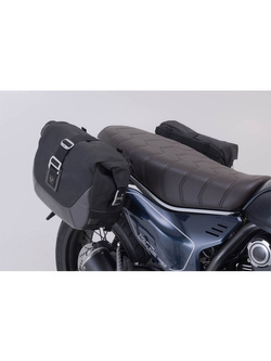 Zestaw sakw bocznych LEGEND GEAR LC2 Black Edition ze stelażami SW-MOTECH do Ducati Scrambler Icon / Nightshift / Full Throttle (23-) 