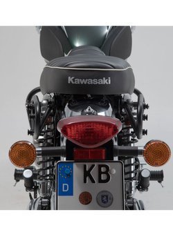 Zestaw sakw bocznych LEGEND GEAR LC2 ze stelażami SW-MOTECH Kawasaki W800/ Street/ Cafe (18-) [pojemność: 2 x 13,5 L] czarno-brązowych