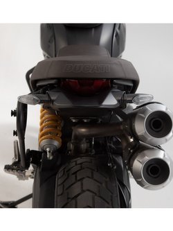 Zestaw: sakwa boczna LEGEND GEAR LC2 na lewą stronę + stelaż do Ducati Scrambler 1100 Pro / Sport Pro / Tribute Pro (19-)