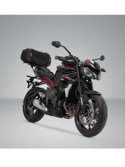 Zestaw: torba na tył Rackpack + stelaż Street-Rack SW-Motech KTM 690 Enduro / R, 690 SMC R (19-) [pojemność 32,0-42,0 l]