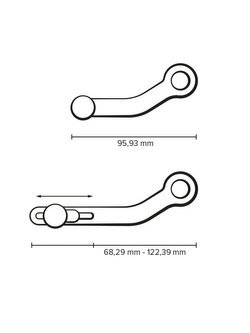 Dźwignia zmiany biegów Sw-Motech Ducati Multistrada V2 (21-), Multistrada 950 (18-)