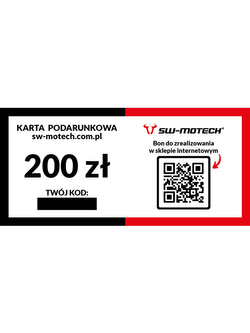 Karta podarunkowa o wartości 200,- PLN