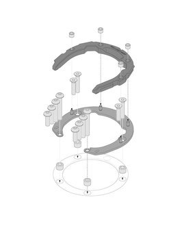 Mocowanie tank ring PRO Sw-Motech do Kawasaki