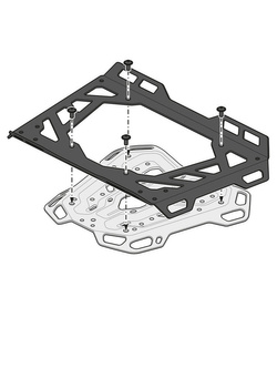 Stelaż centralny Adventure-Rack SW-MOTECH BMW R 1300 GS (23-)/ Adventure (24-) [do oryginalnego mocowania kufra górnego BMW]