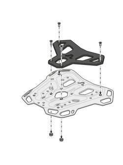 Stelaż centralny Adventure-Rack SW-Motech BMW R 1300 GS (23-)