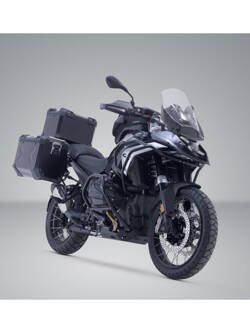 Zestaw: kufry boczne 45/45l + kufer centralny 38l Trax Adv + stelaże SW-MOTECH BMW R 1300 GS (23-) czarne