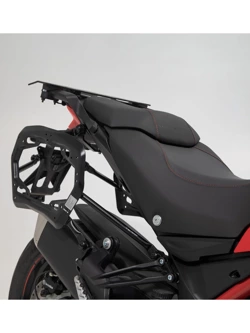 Zestaw: kufry boczne DUSC L + stelaże PRO SW-Motech Ducati Multistrada (wybrane modele) [poj.: 2 x 41l]