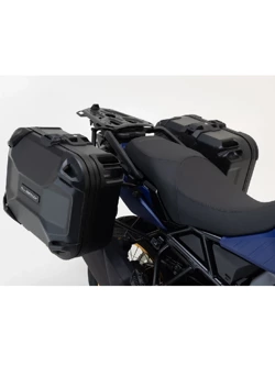 Zestaw: kufry boczne DUSC L + stelaże PRO SW-Motech Yamaha Tracer 7 (21-) [poj.: 2 x 41l]