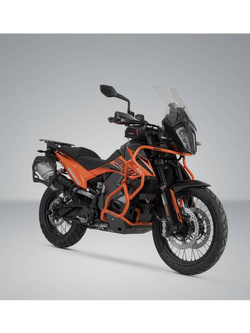 Zestaw: kufry boczne DUSC M/L + stelaże PRO SW-MOTECH do motocykla KTM 790 Adventure (23-), 890 Adventure / R (22-), 890 SMT (23-)  [pojemność 41/33 l]