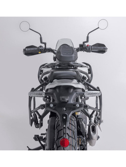 Zestaw: kufry boczne TRAX ADV + stelaże PRO SW-Motech Royal Enfield Himalayan 450 (23-) srebrne [poj.: 2 x 45 L]