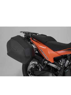 Zestaw: kufry boczne + stelaż PRO ABS ® Aero System Sw-Motech do KTM 790 Adventure (23-), 890 Adventure / R (22-), 890 SMT (23-)